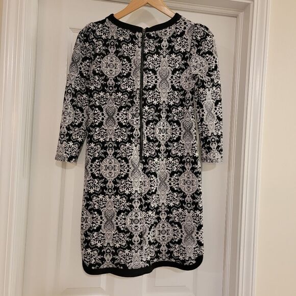 Xhilaration tunic geometric black white size X-Small - Picture 2 of 5